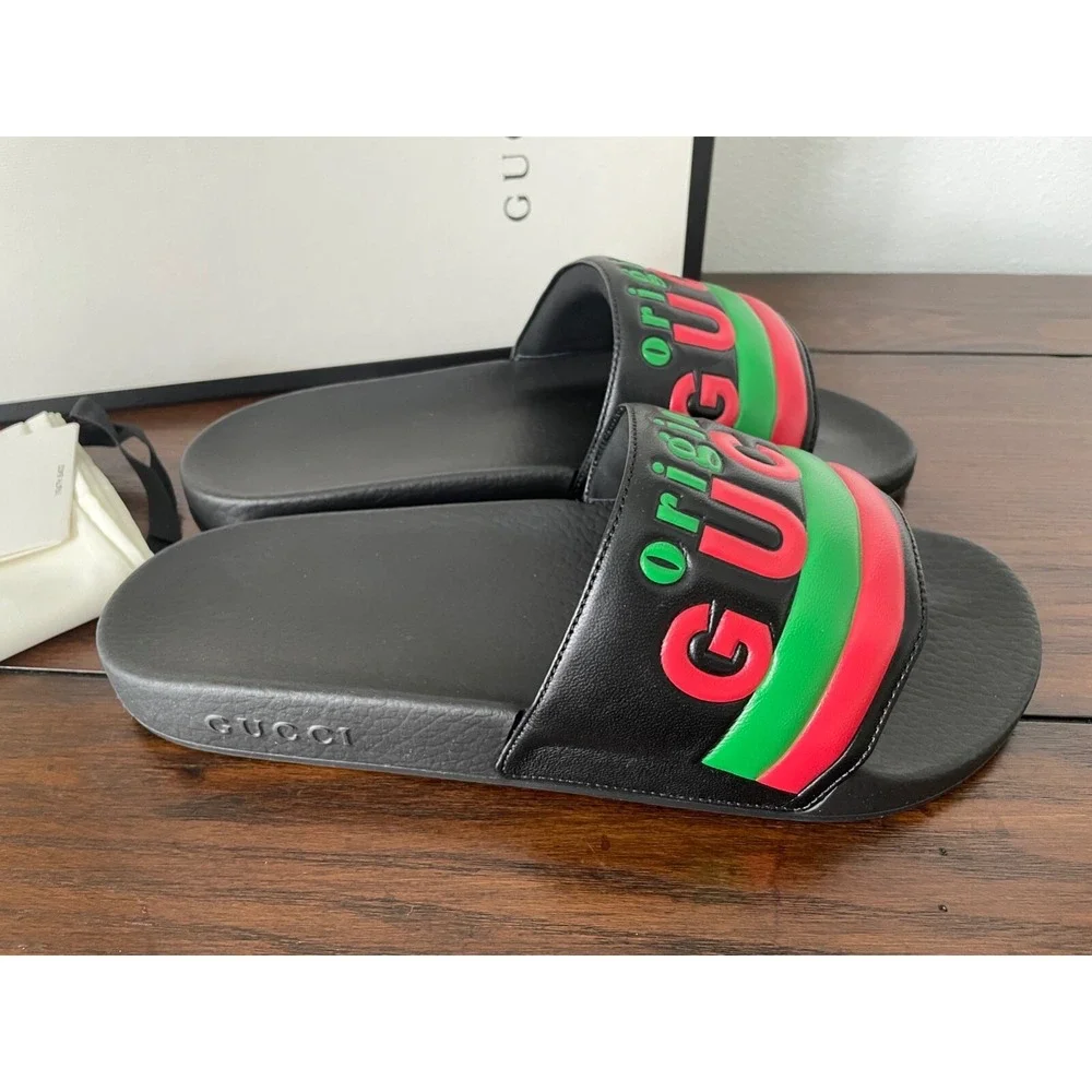 Gucci Mens 632183 Black Rubber 